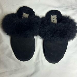 UGG Australia Women's Scuff Sis Slippers Black Size 5